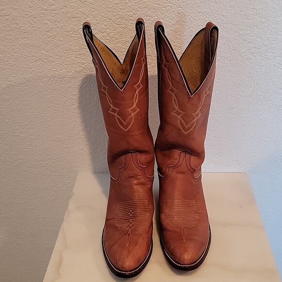 Vintage Abilene Western/Cowboy Boots, Made in USA, M8/W9.5 - Picture 2 of 11